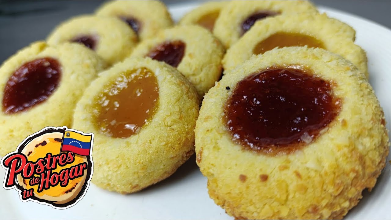 🥥 ¡Galletas de Coco con Mermelada en 5 PASOS Fáciles y Rápidos! 🍪