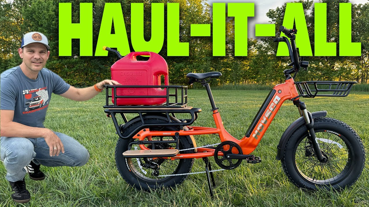 Electric Cargo Bike, Its Made For Hauling / Hovsco Hovcart eBike