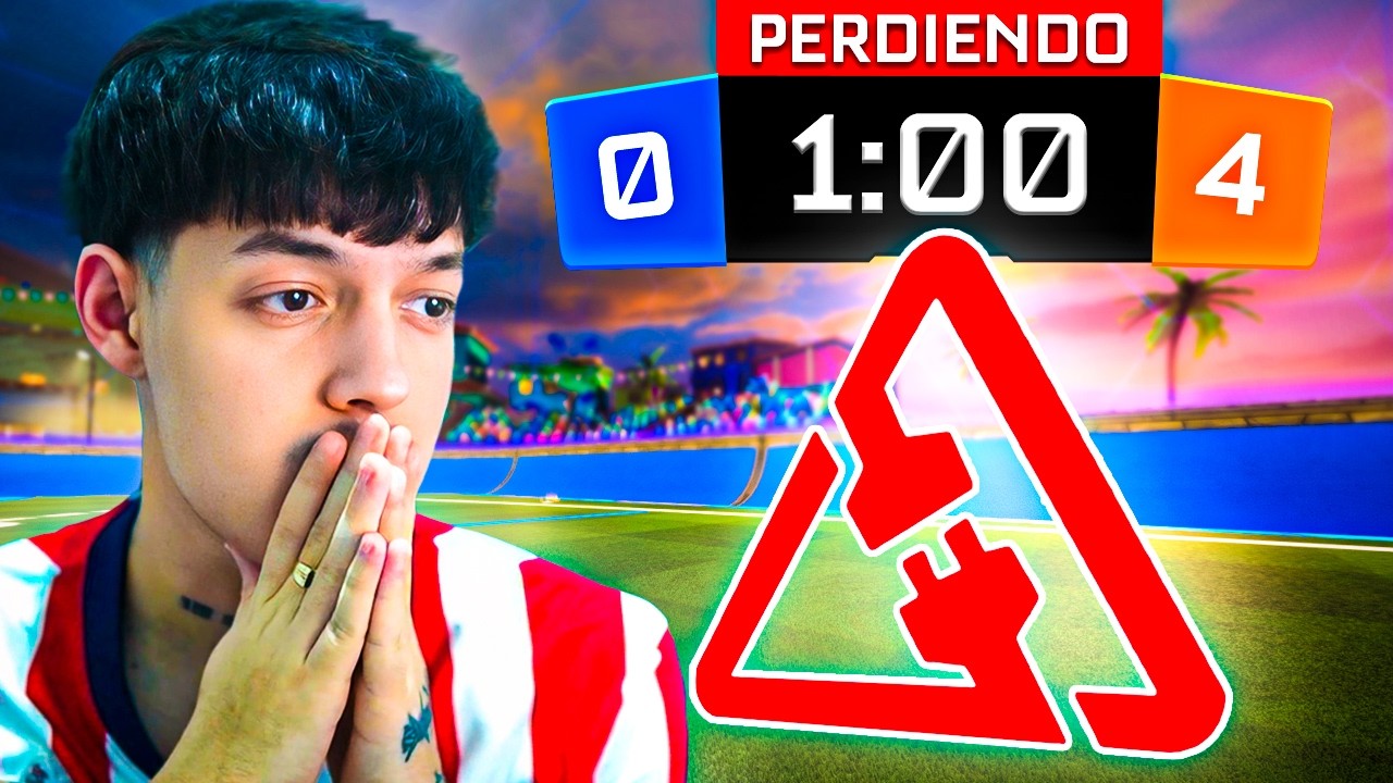 Me Tiran el Internet Pero Remonto de Milagro en Rocket League
