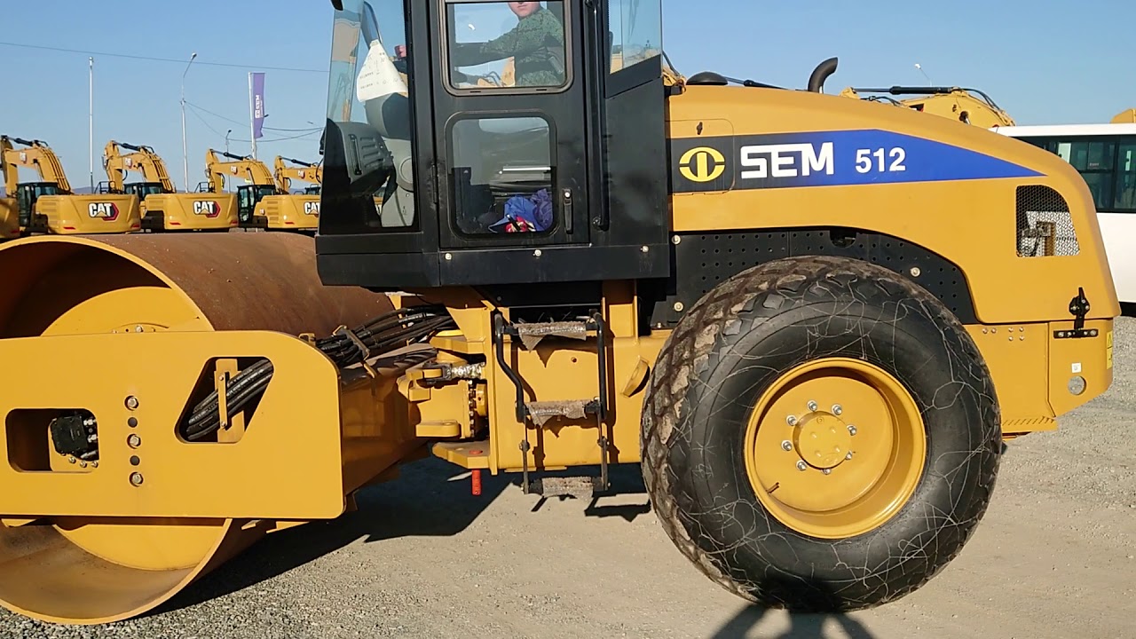 Видеообзор грунтовый каток SEM 512