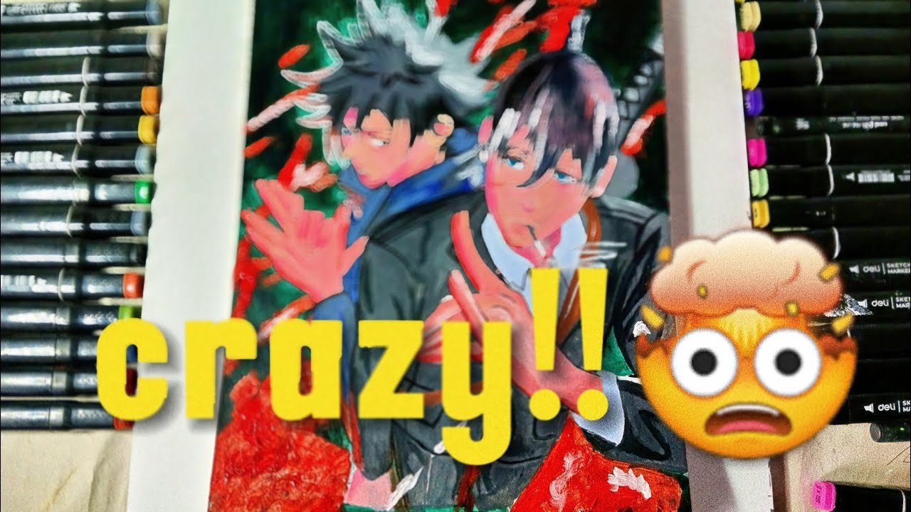 Drawing Two Anime Psychopaths || Aki and Fushiguro