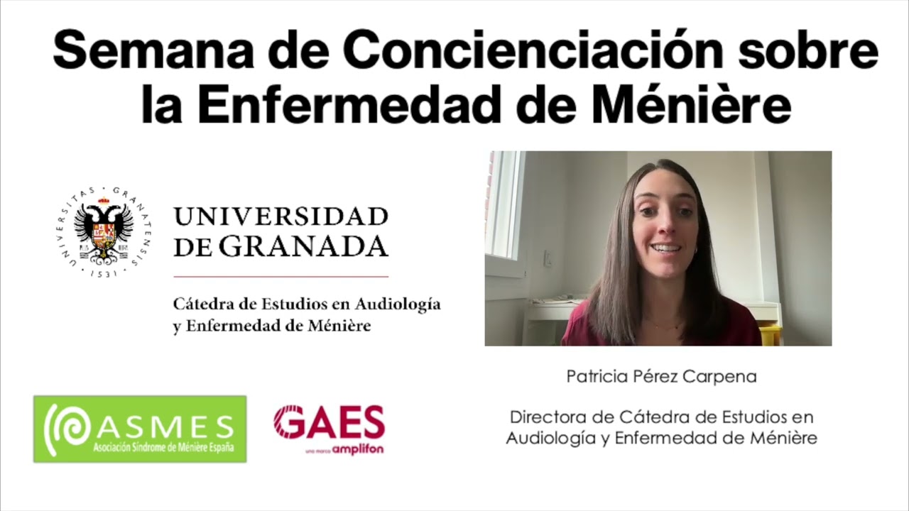 Cátedra Aula Audiología y Mèniére Univ Granada 7F 2026 - ASMES