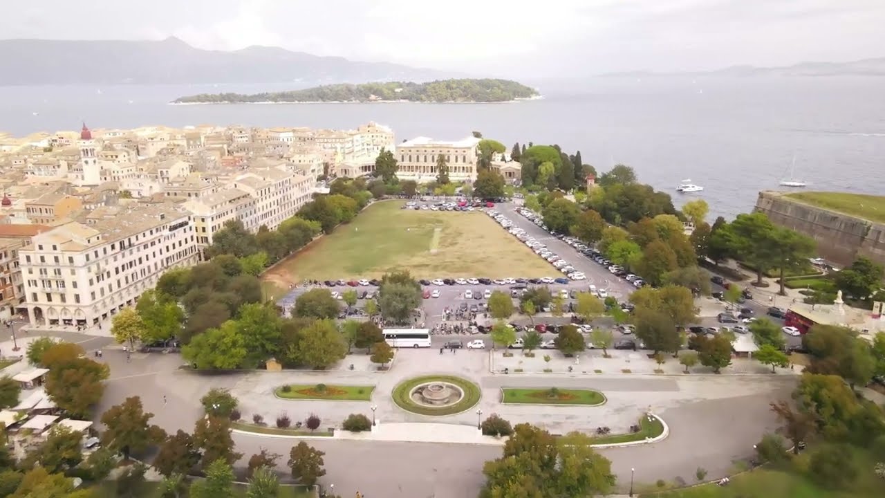Corfu Town, Drone 4K