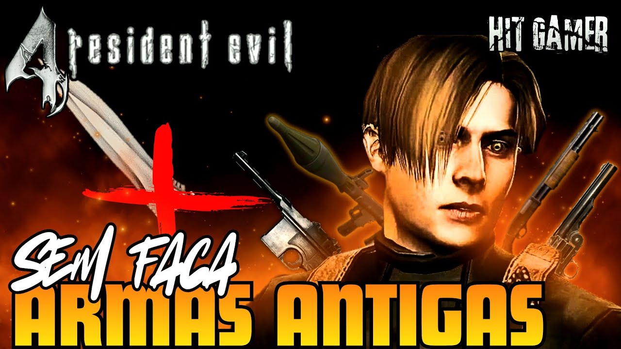 🔴Resident evil 4 armas antigas sem faca modo profissional até zerar🔴