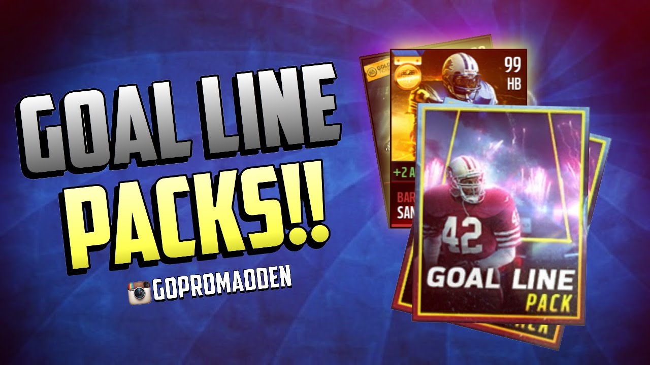 Madden Mobile | Goal Line Packs | 2 96+'s
