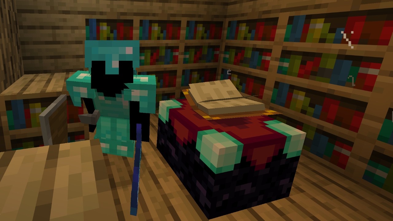 Getting Full Diamond and ENCHANTMENTS (Minecraft episode 2)