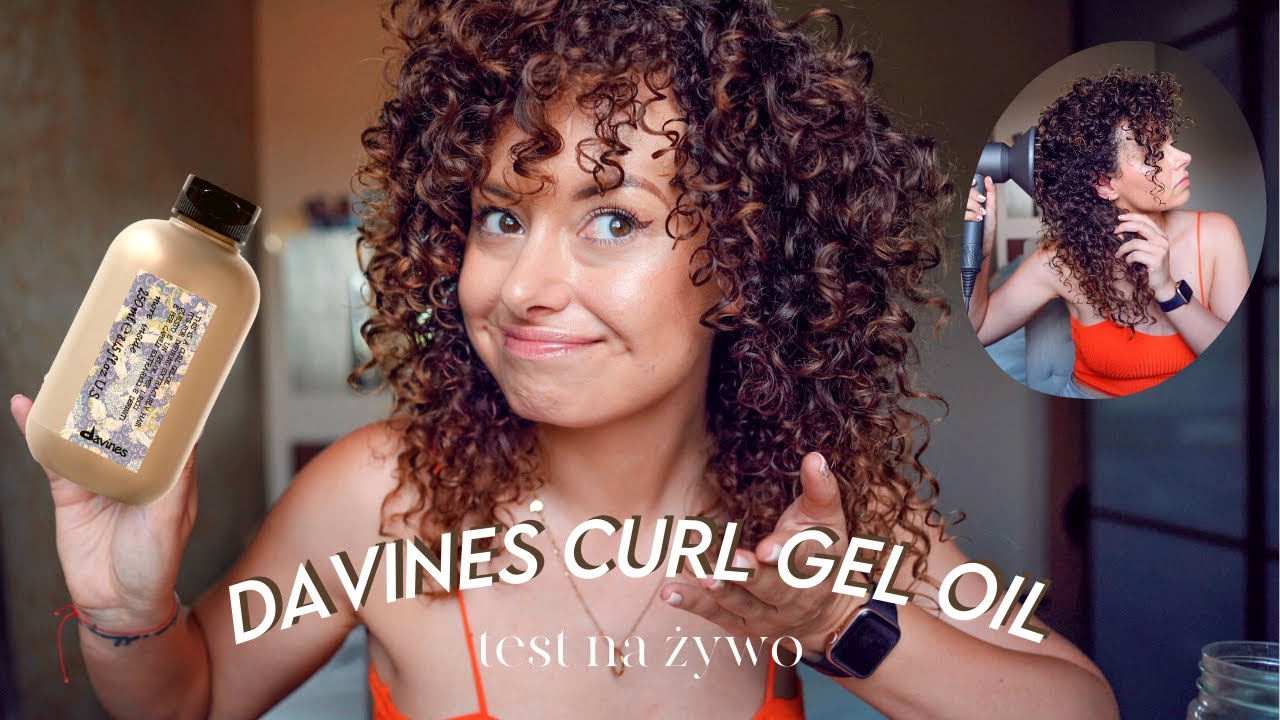 Kolejny ulubieniec od Davines? Żelowy olejek do stylizacji ✨ DAVINES CURL GEL OIL ✦ Test na żywo