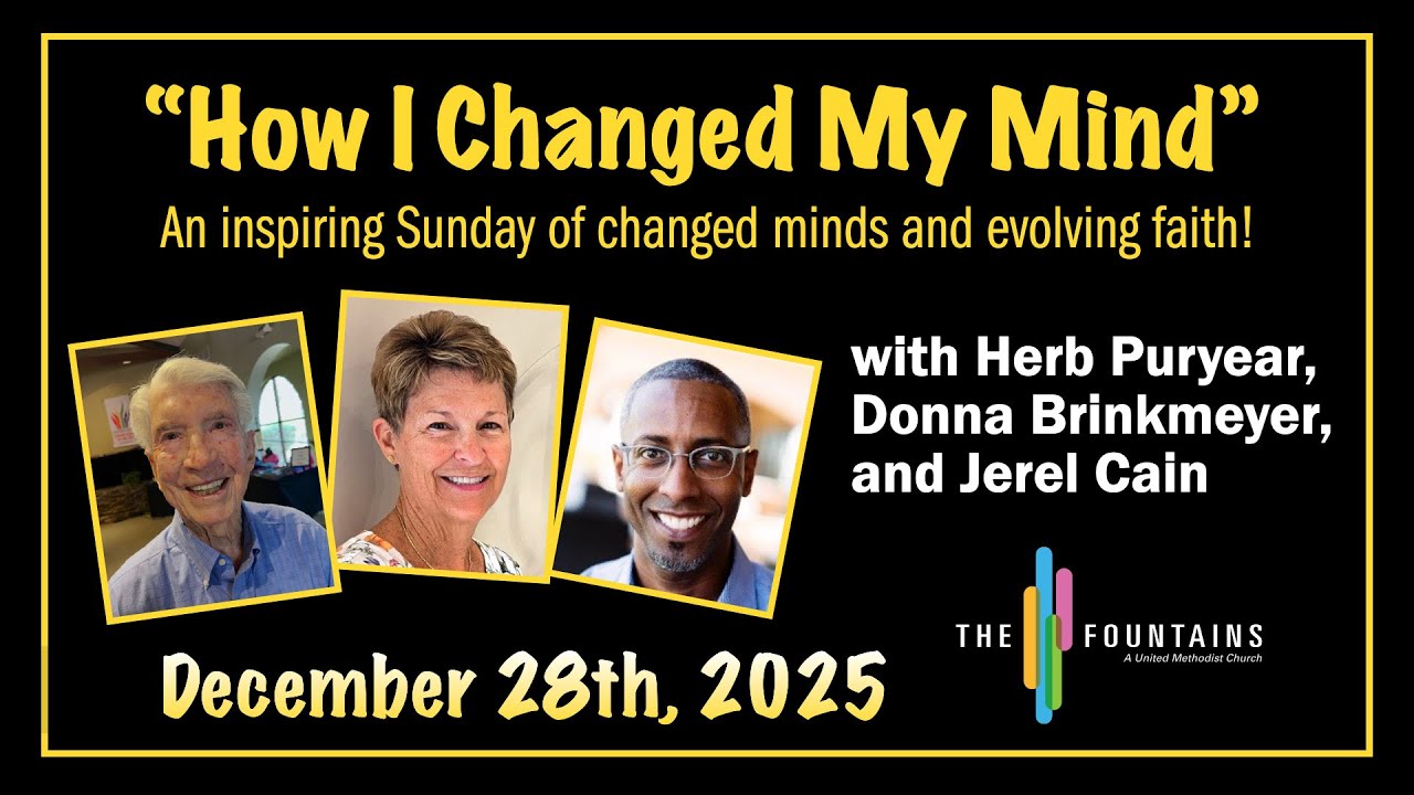 The Fountains' Studio Celebration, December 28th, 2025 | How I Changed My Mind Sunday