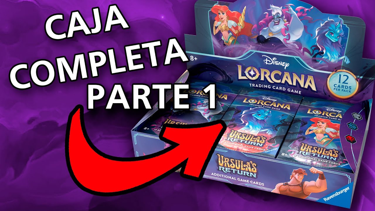 Abrimos La NUEVA CAJA De DISNEY LORCANA: El Regreso De URSULA