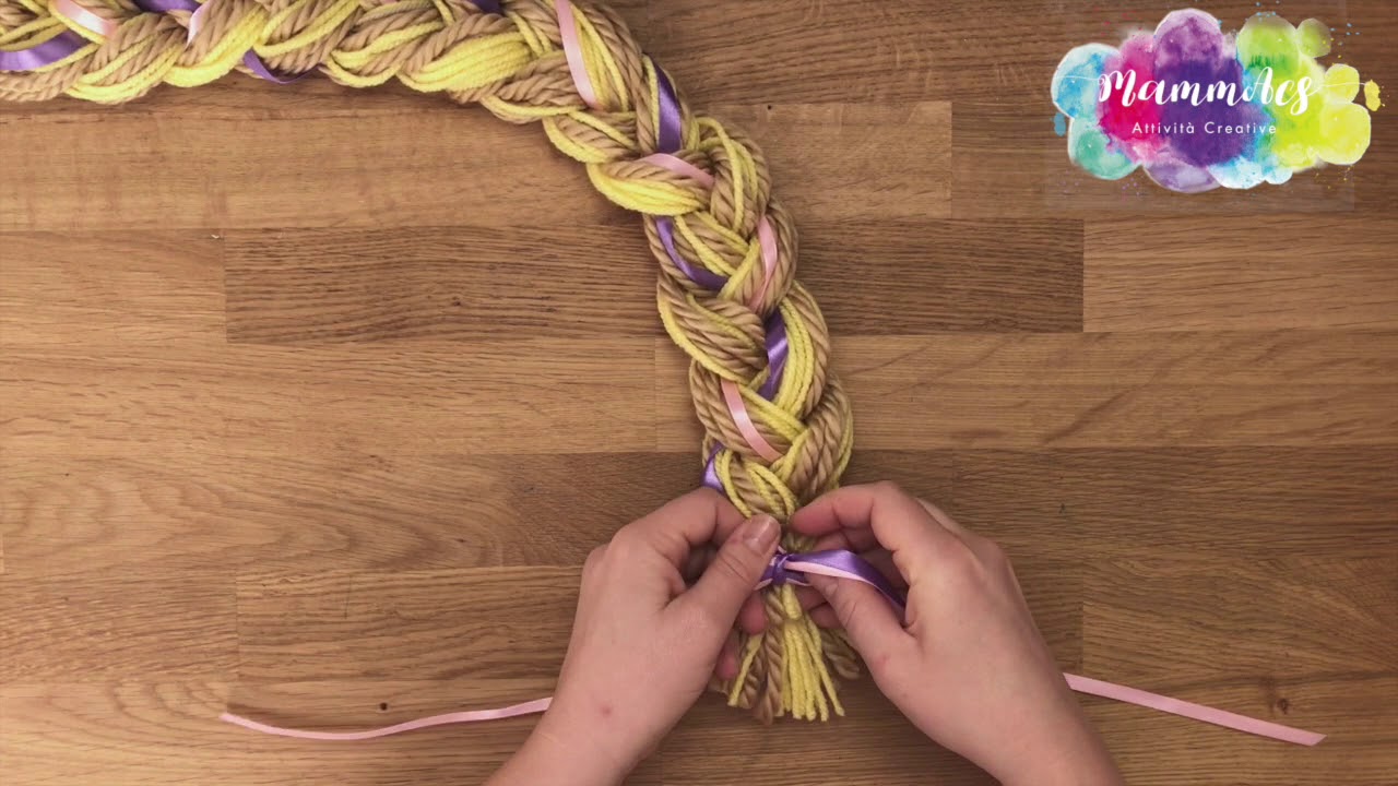 Treccia di Rapunzel fai da te