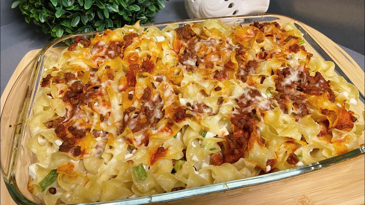 I’ve Never Had Such Delicious Pasta! Beef & Egg Noodle Casserole