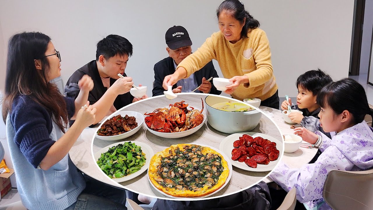 夫妻俩早起吃泉州面线糊，平凡简单的家庭小日常！