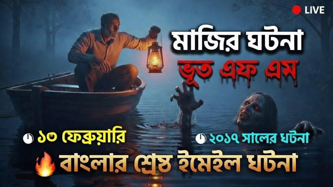 New bhoot FM 2026। মাঝির ভয়ানক ও রহস্যময় বাস্তব ঘটনা।বাংলার শ্রেষ্ঠ ইমেইল ঘটনা #bhootfm  #vutfm 