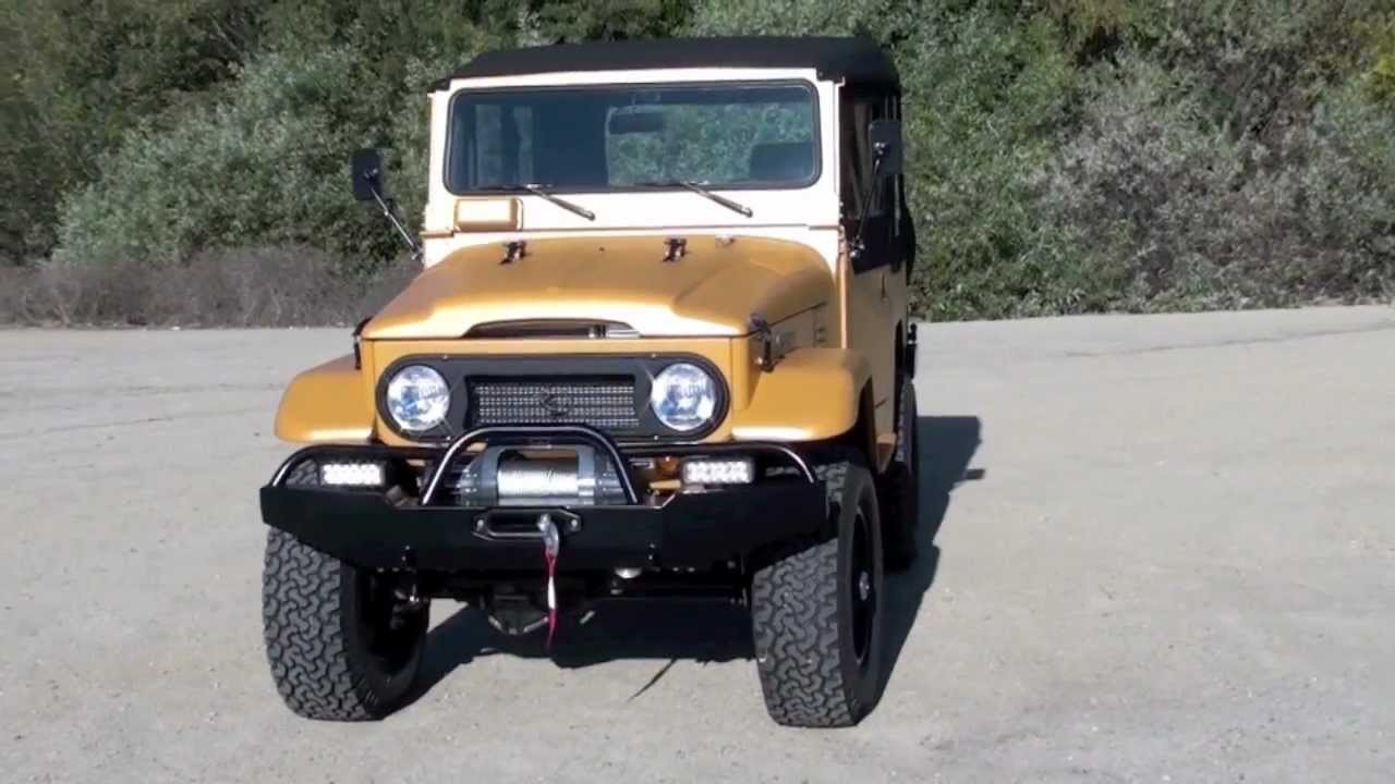 ICON FJ40 New School Turbo Diesel FJ40 Restored And Modified Toyota Land Cruiser For Sale SOLD