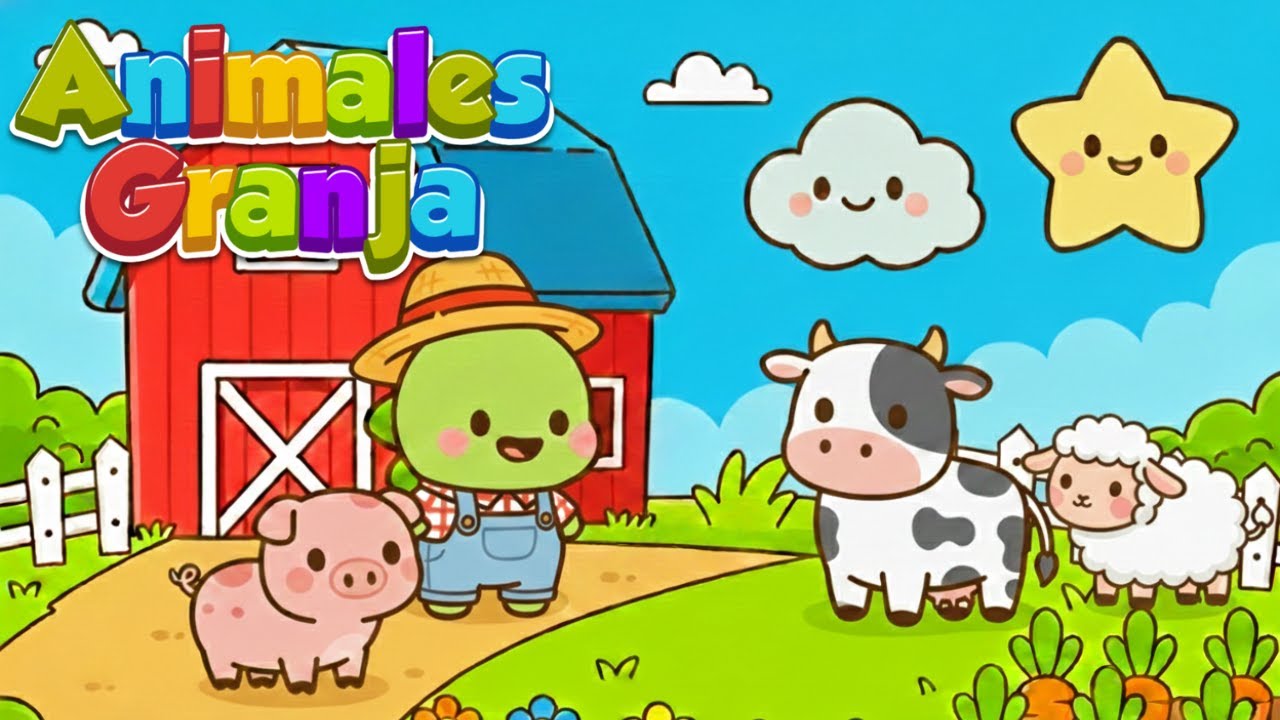 Animales de la Granja 🐮🐷🐑 | Canción Infantil Educativa | EduDino