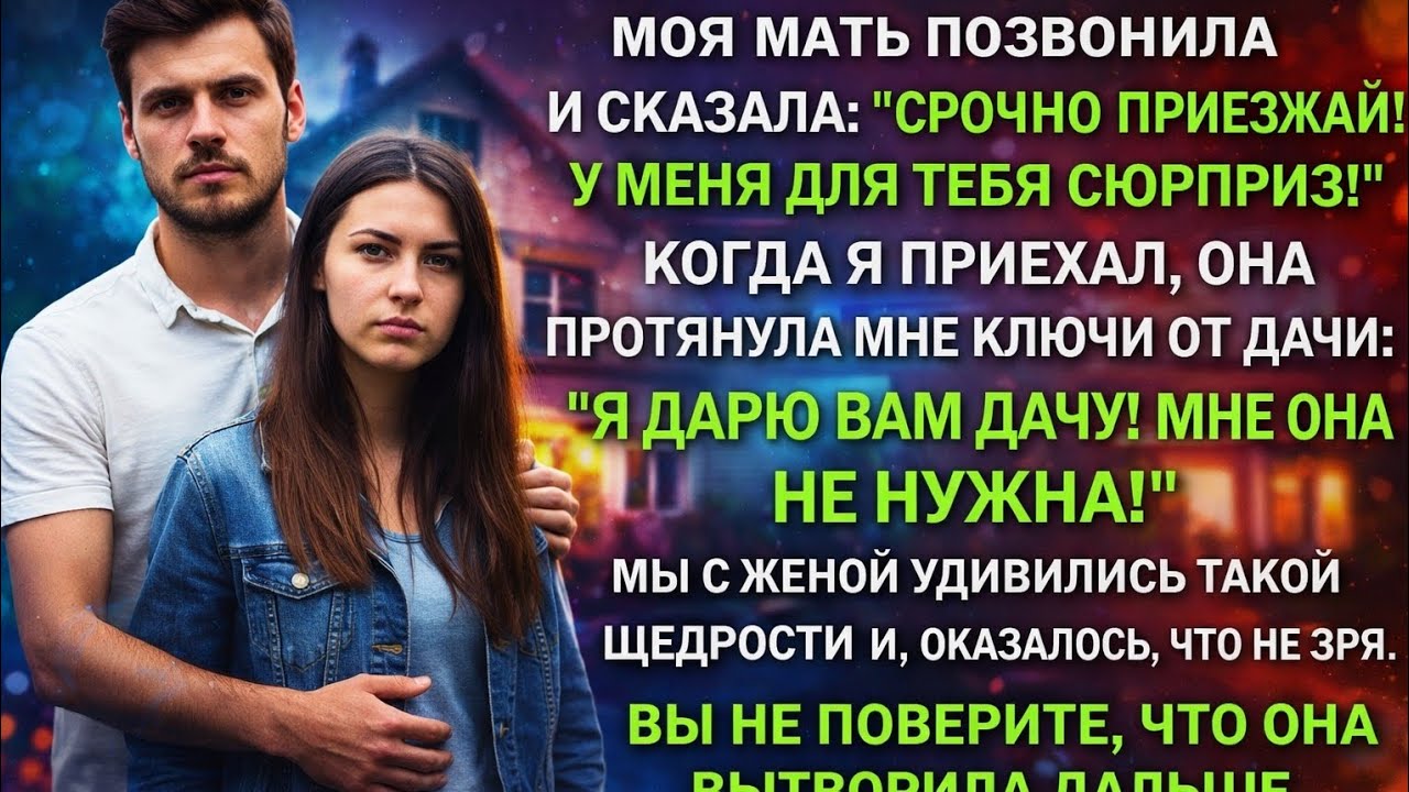 Я дарю вам дачу! Мне она не нужна! Мы с женой удивились такой щедрости и, оказалось, что не зря...