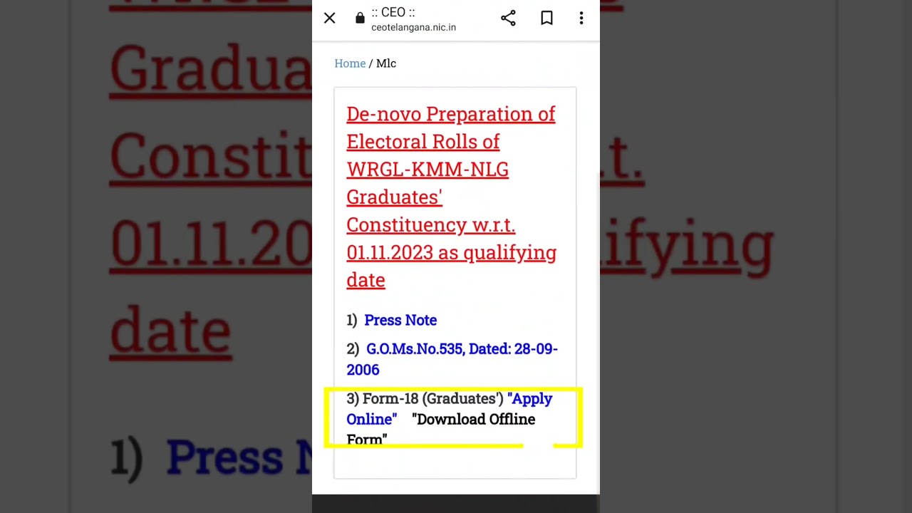 How to Apply Graduate MLC Vote 2024. #news