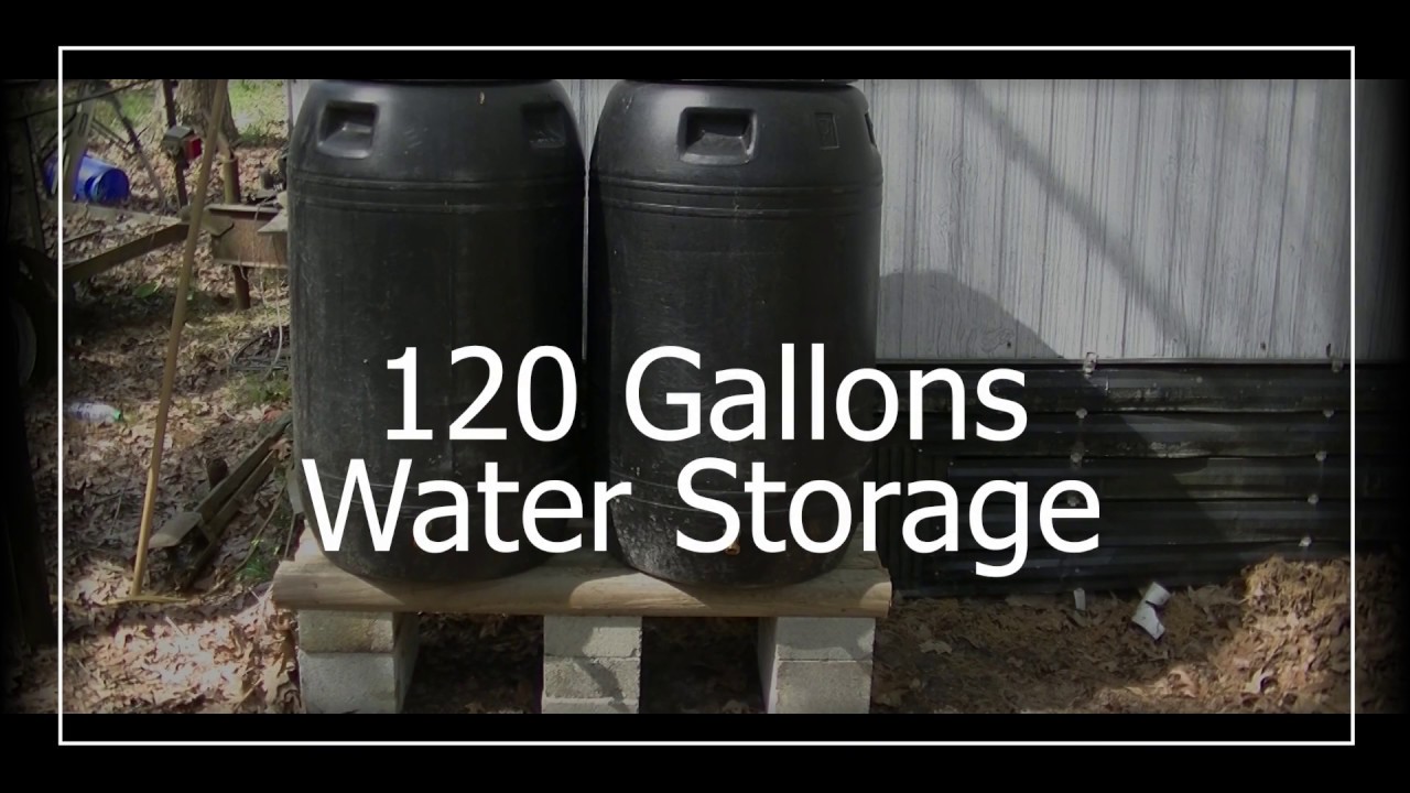 Emergency Water Storage Project Done!!