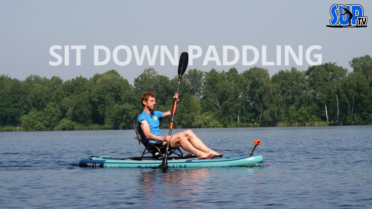 Trendsport aus der Uckermark AUSPROBIERT | Das bequemste Paddeln auf dem SUP-Board im Sitzen?!
