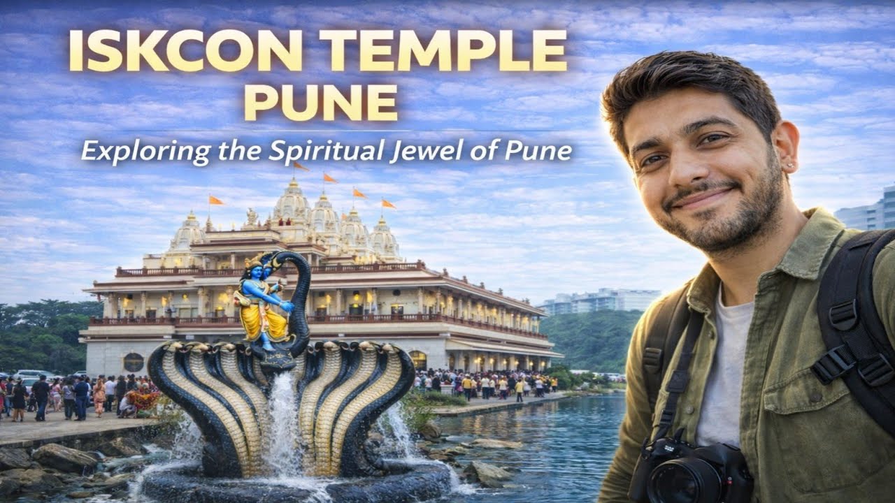 ISKCON Temple Pune Visit | Aisa Shant Mandir Pehle Nahi Dekha 😌🙏