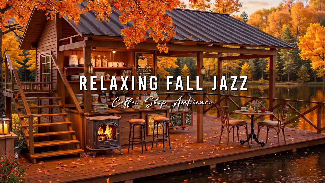 Relaxing Morning Jazz 🍂 Cozy Fall Coffee Shop Ambience & Smooth Jazz Instrumental Music to Study