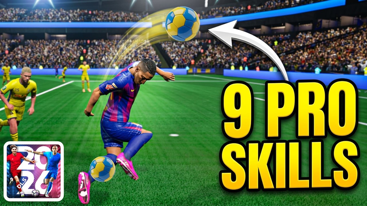 DLS 26 Skills Tutorial 🔥Master All 9 Pro Skills Dream League Soccer (Basic to Advanced)