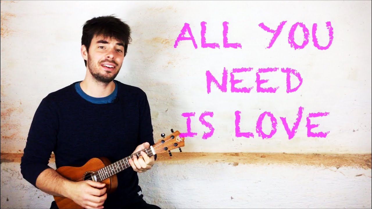 ALL YOU NEED IS LOVE ukulele Tutorial extended - The Beatles