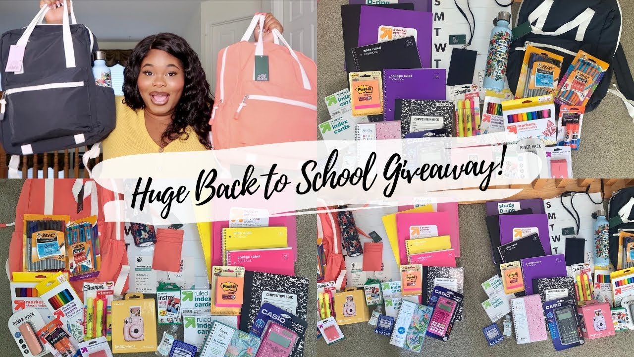 HUGE BACK TO SCHOOL SUPPLIES HAUL & GIVEAWAY 2020! | Fujifilm Instax Mini and more!!! (CLOSED)