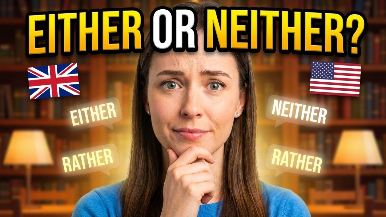 How To Use Either, Neither & Rather in English | Daily Conversation Practice for Beginners