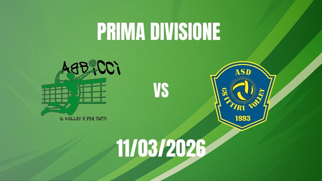 1DIV ASD Abbiccì VS GS Ittiri Volley