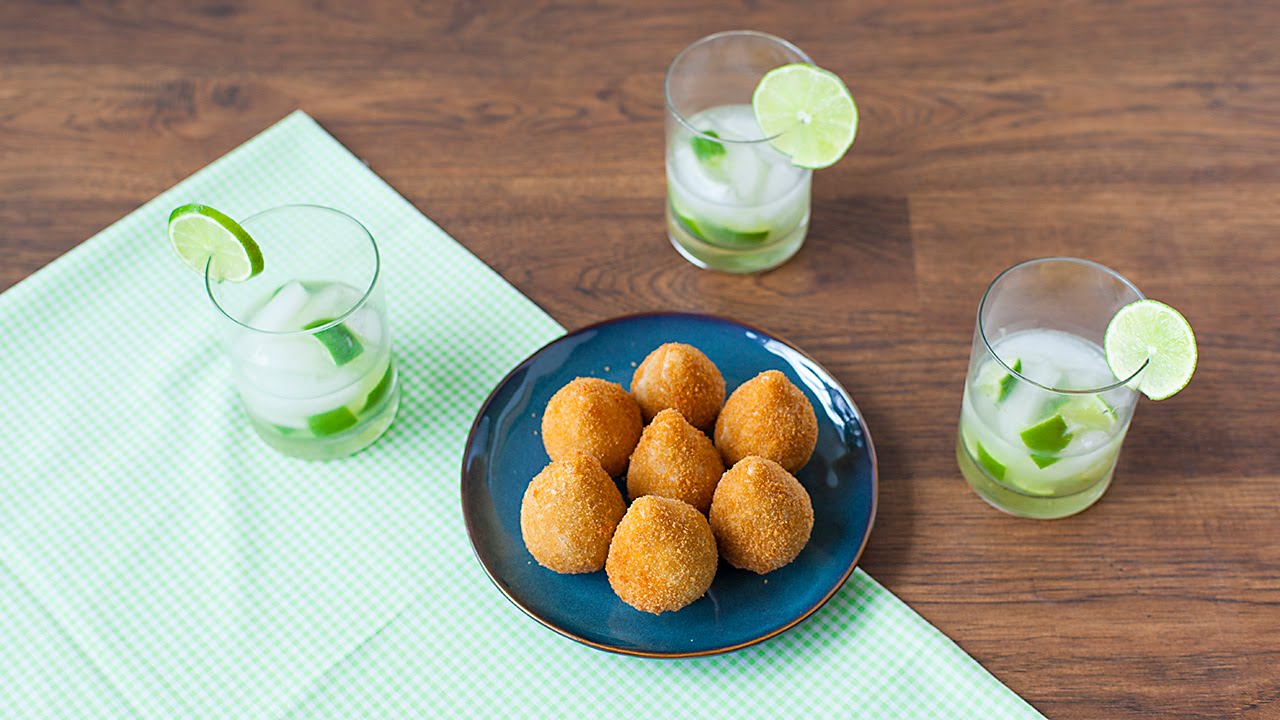 Coxinhas - Brasilianische Hähnchenkroketten