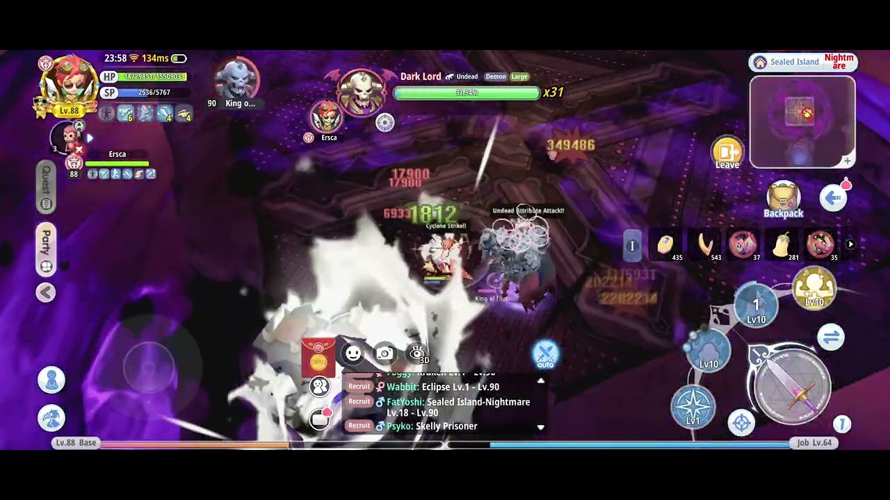 (ROX GLOBAL) SOLO Instance Sealed Island Nightmare | Dark Lord Boss | Ragnarox X Next Generation