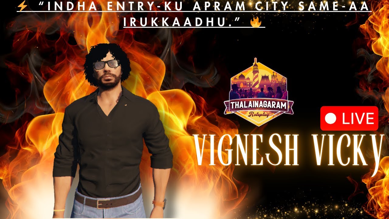 🔴 LIVE | Vignesh Vicky Taxi 🚖 | Thalainagaram RP Community Live | Mass Ride Begins 🔥 | Thalainaga