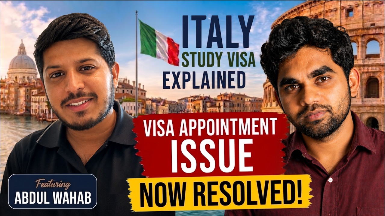Biggest Update in Italy: Visa Appointments Available NOW! Study in Italy | Complete Process