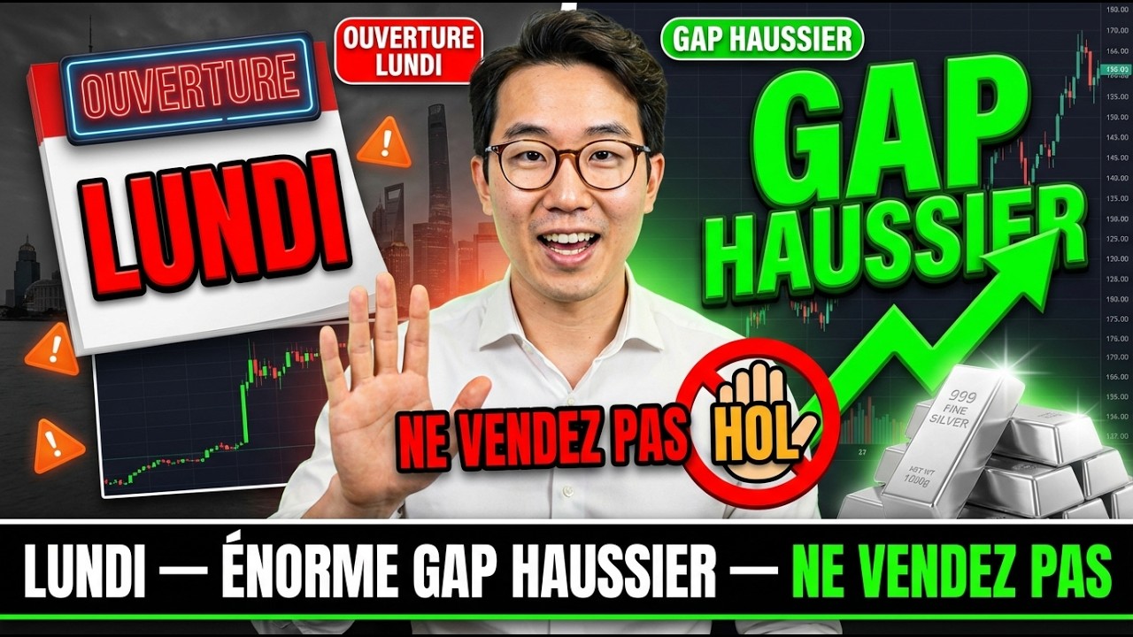 OUVERTURE DE LUNDI : Pourquoi nous pourrions voir un énorme gap haussier (Ne vendez pas)...