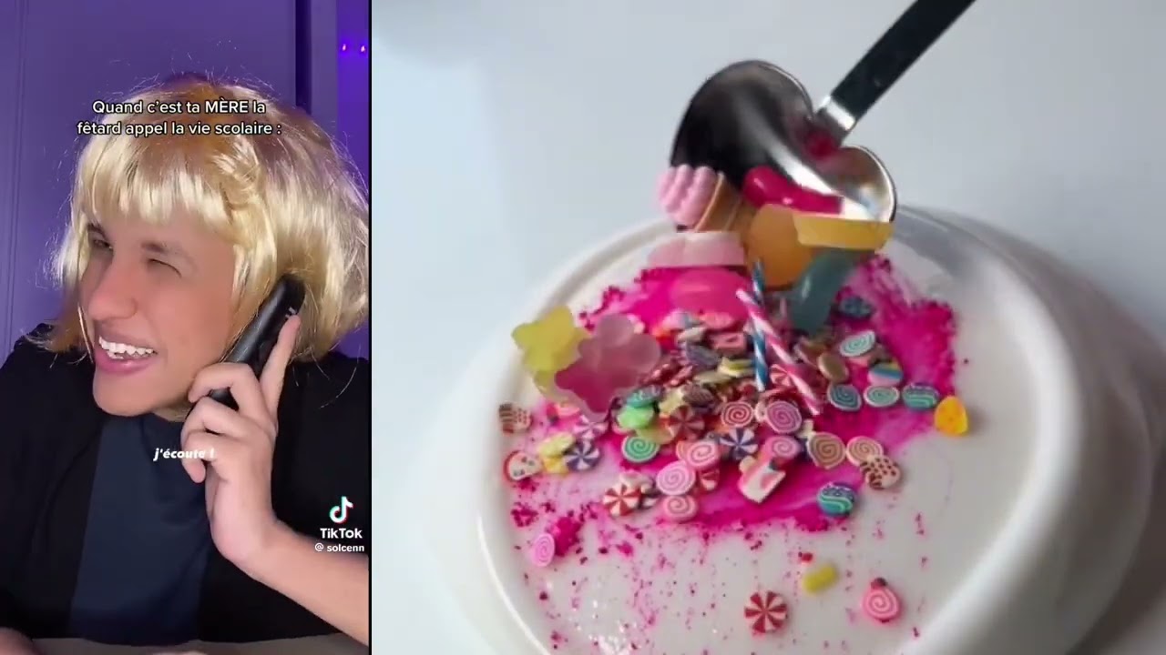 🌈Solcen tik tok slime compilation (part 1)