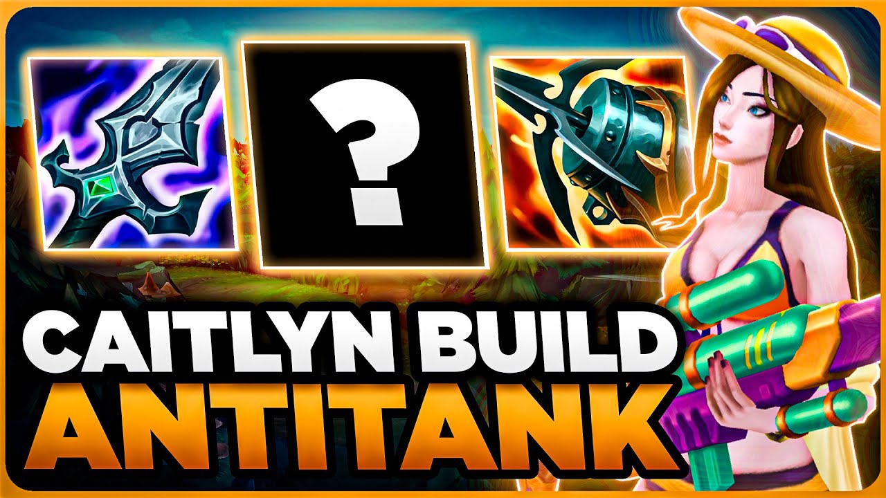 A MELHOR build ANTITANK da CAITLYN | MONO CAITLYN GAMEPLAY