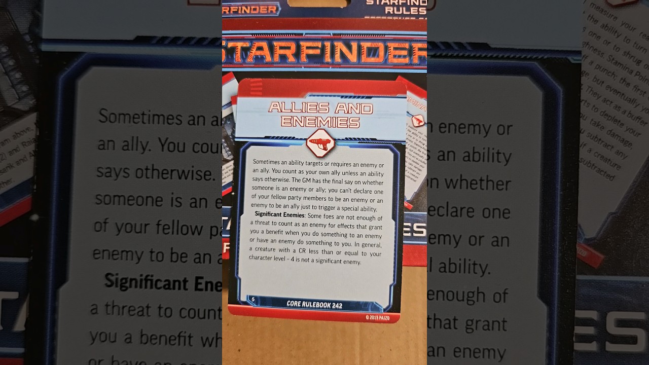🚀 Allies & enemies Starfinder rpg 1st edition paizo #paizo #starfinder #starfinderrpg #starfinder1e