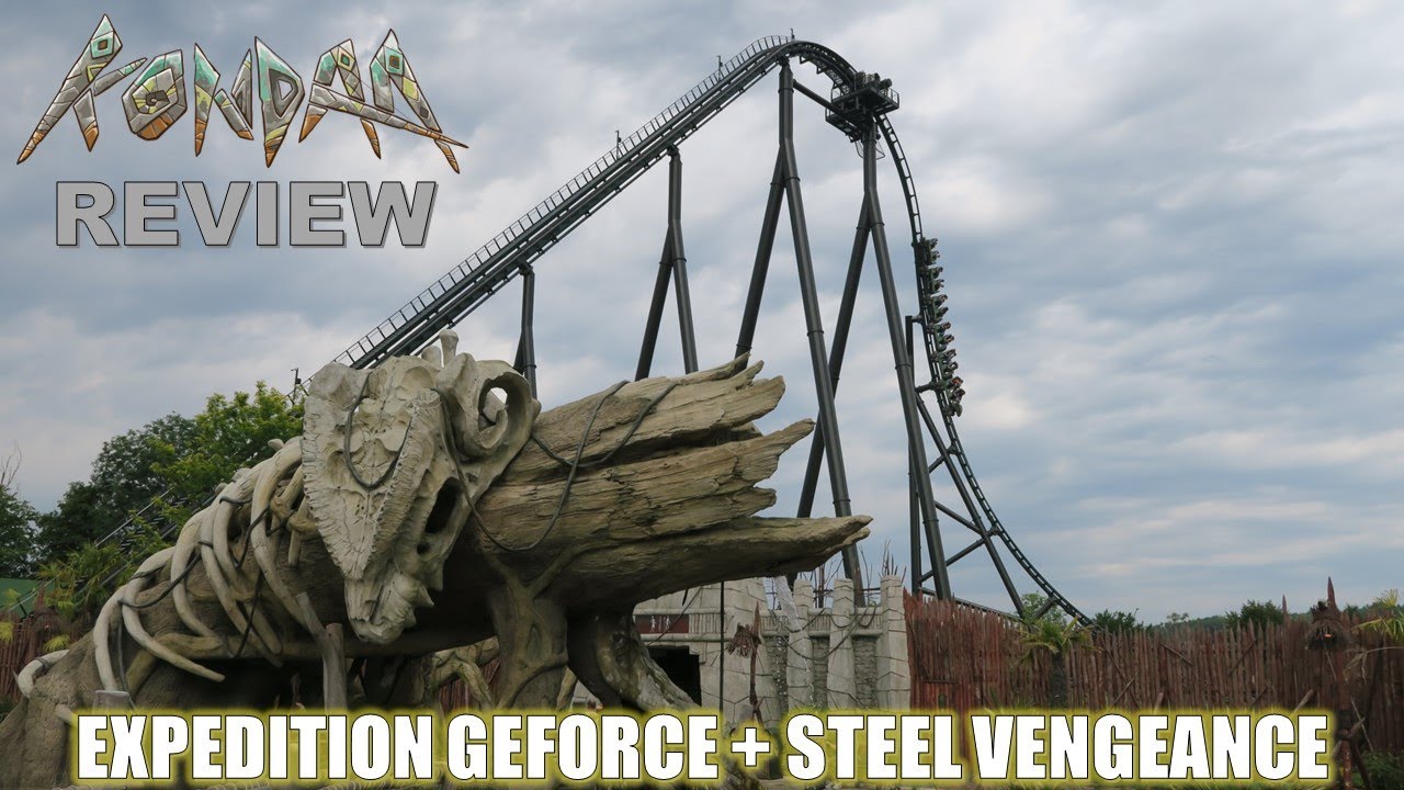 Обзор Kondaa, Walibi Belgium Intamin Mega Coaster | Expedition GeForce + Steel Vengeance