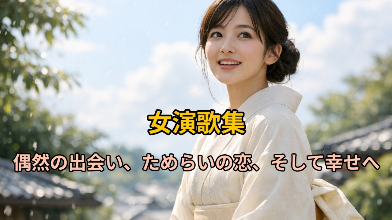 偶然の出会い、ためらいの恋、そして幸せへ｜女演歌集