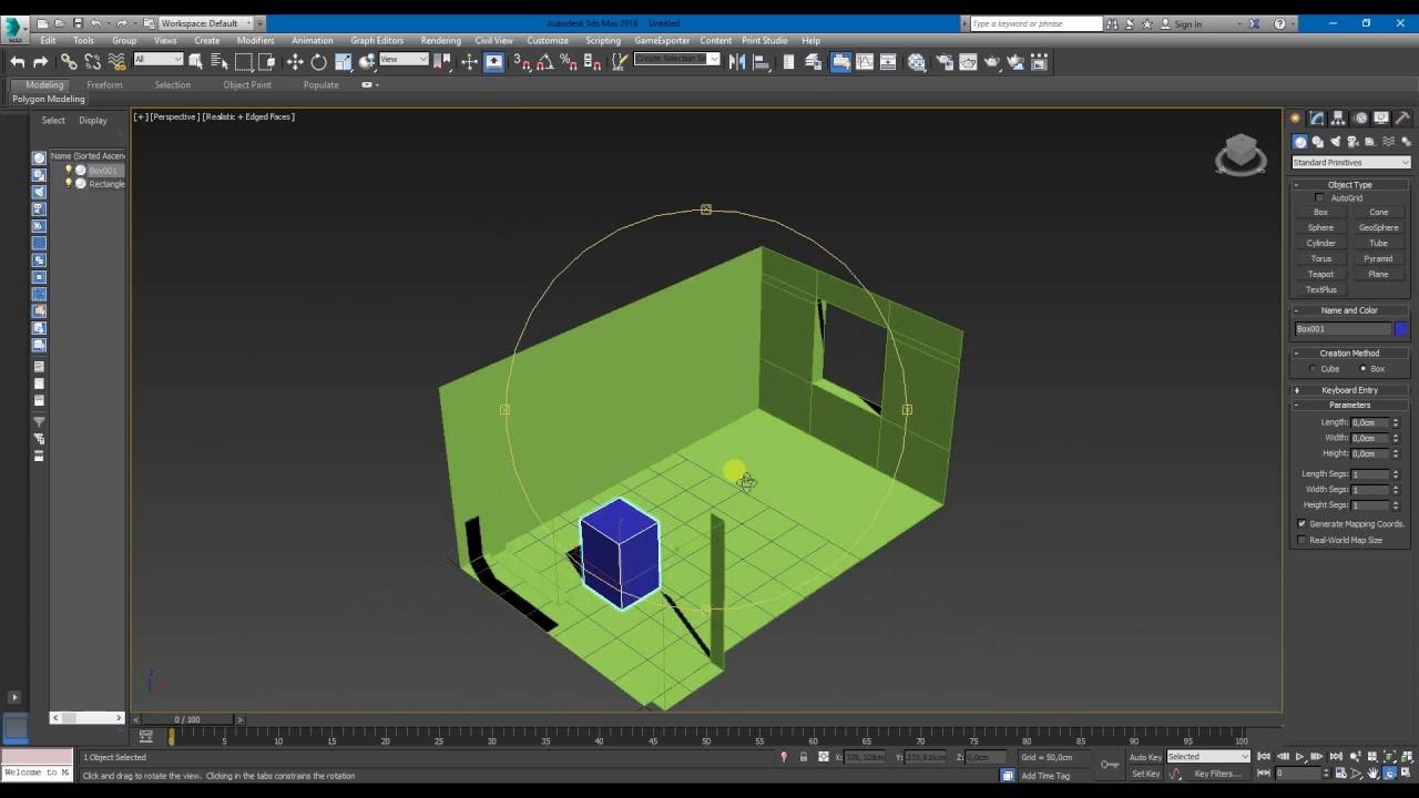 Моделирование комнаты в 3DS Max 2016. Спальня (Урок №1)