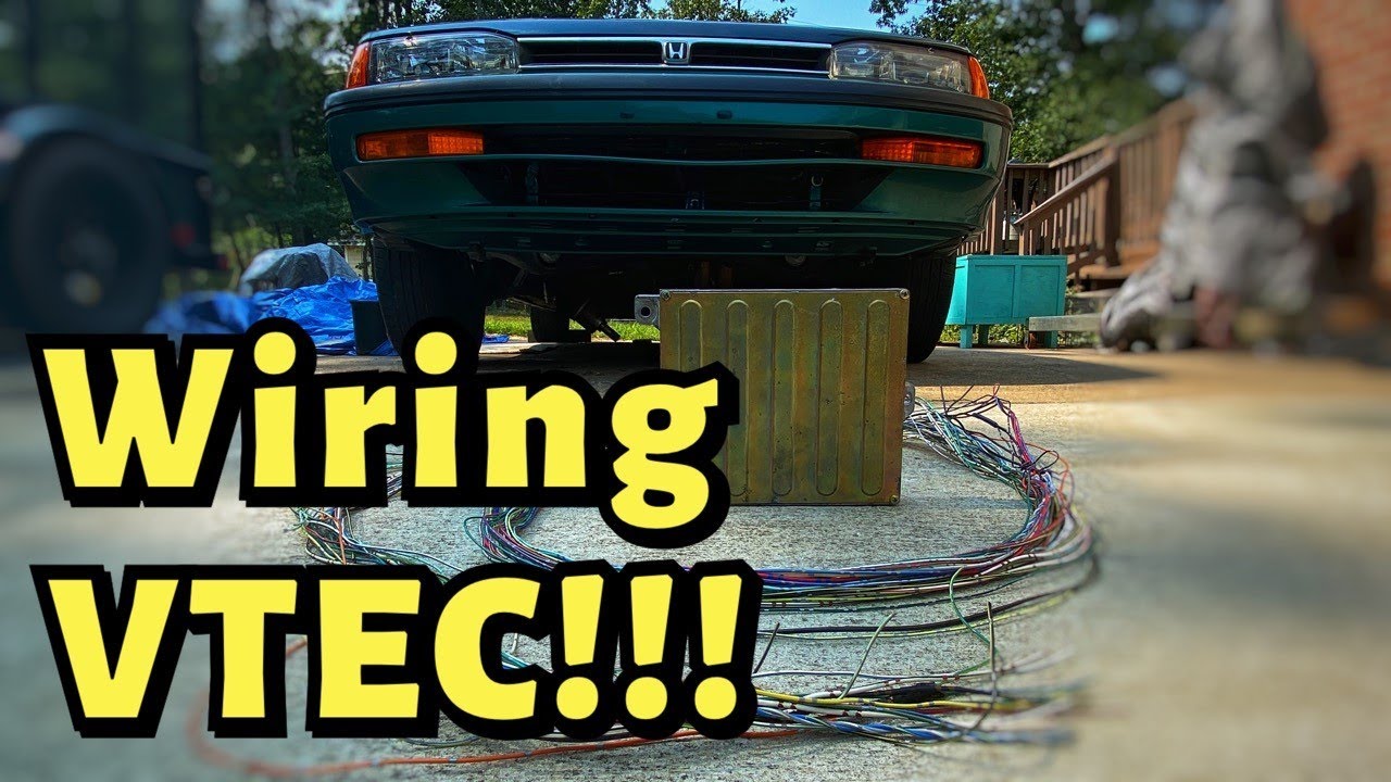 Part 5: H22 Prelude Engine Swap Into a 90-93 Honda Accord - VTEC Wiring