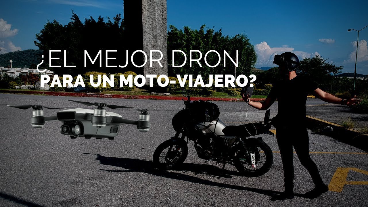 ¿Este es el Dron ideal para un moto-viajero? Hablemos del: DJI Spark - ACTIVE TRACK