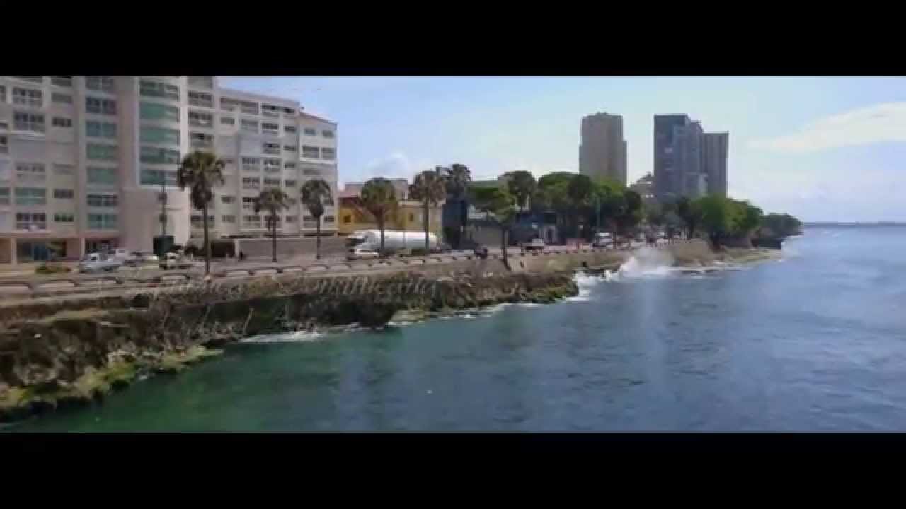 Video documentary, of Dominican Republic from the air 2015