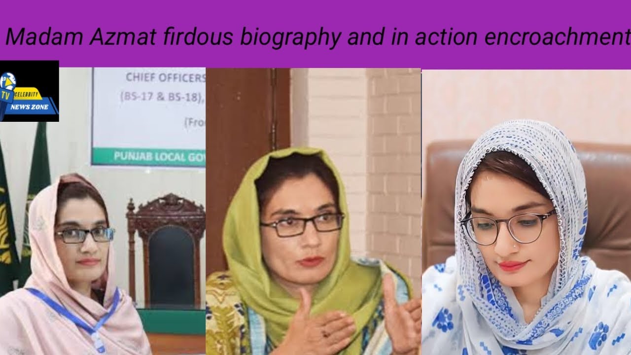Madam Azmat firdous biography and in action encroachment #faisalabad beautification on project ginta