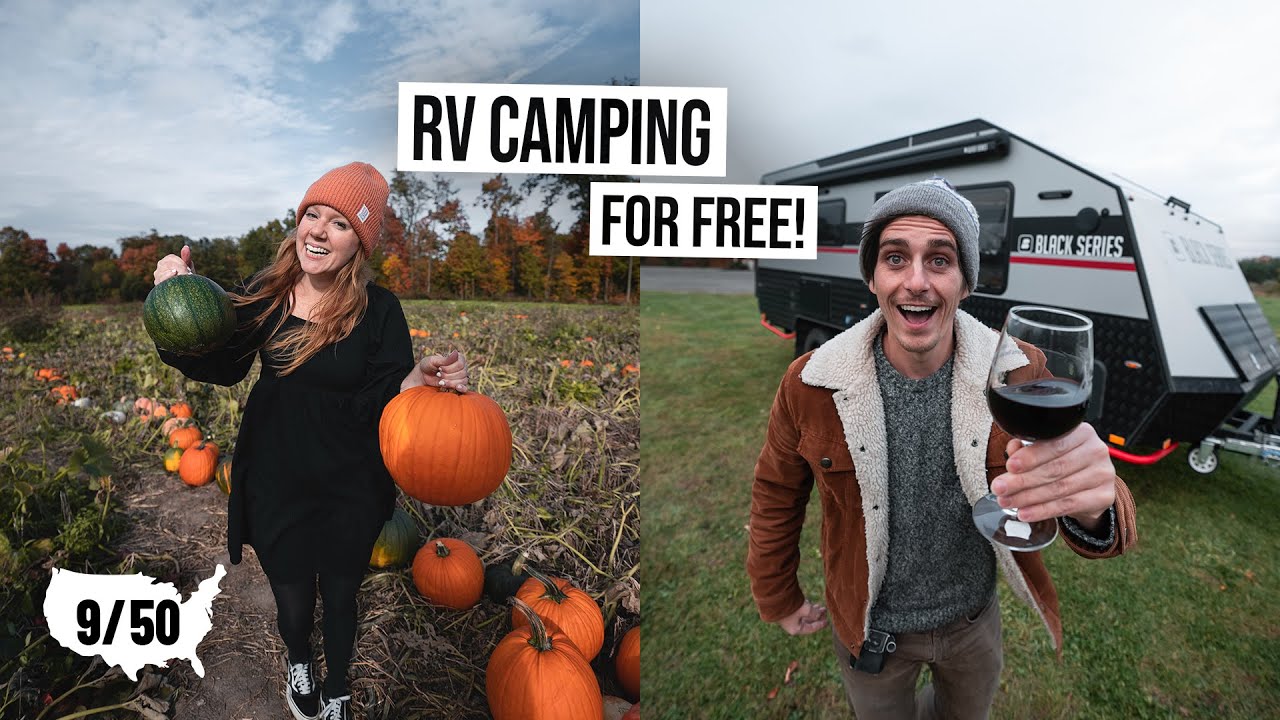 How We RV Camp FOR FREE At Wineries & Farms! - Best Off-Grid Boondocking in Ohio 😍