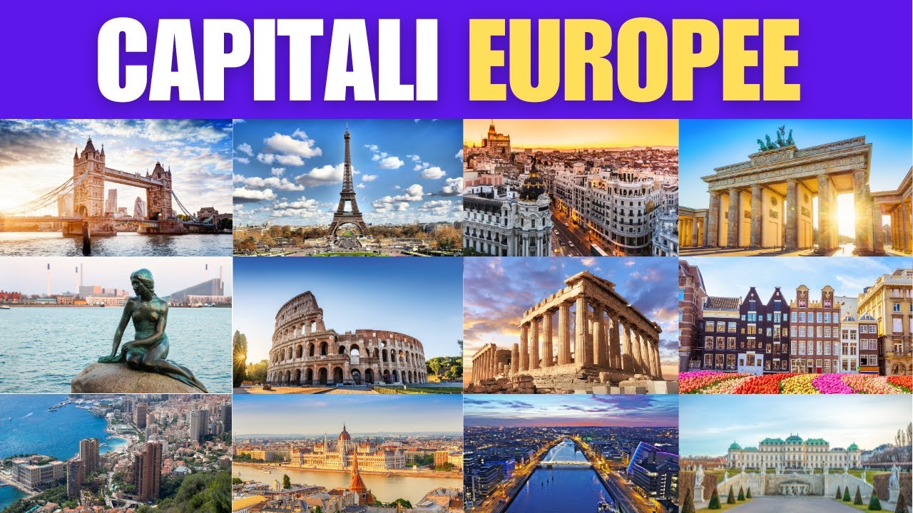 QUIZ CAPITALI EUROPEE: Indovina le 44 capitali dell'Europa!
