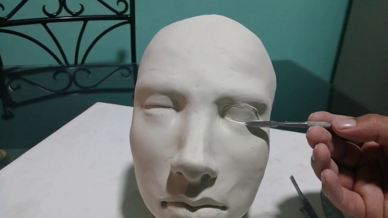 Escultura, modelado de ojo básico