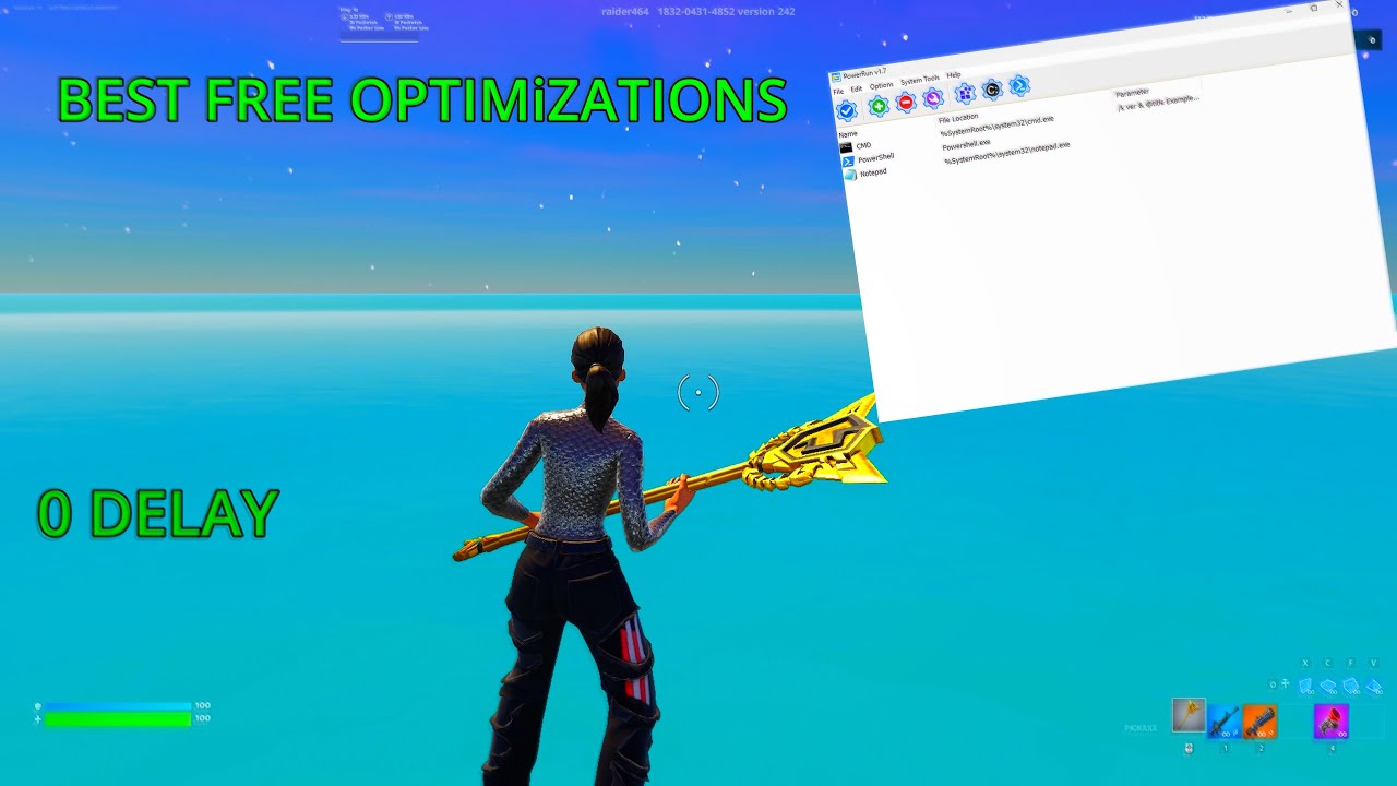 Best 0 Delay Optimization Guide For Fortnite Chapter 7 - FPS Boost & Zero Delay