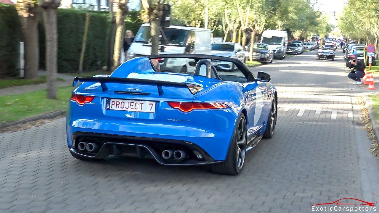Jaguar F-Type Project 7 - LOUD Accelerations !